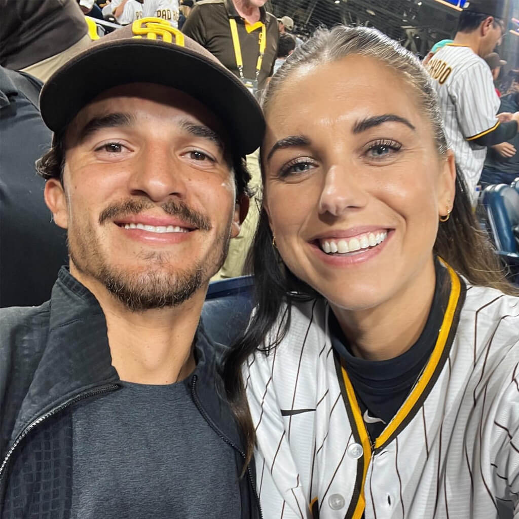 Alex Morgan is married to Servando Carrasco. Born August 13, 1988, Carrasco is also a professional soccer player who currently plays as a midfielder for the LA Galaxy in Major League Soccer (MLS). The couple met while they were both student-athletes at the University of California, Berkeley, and got married in 2014.
