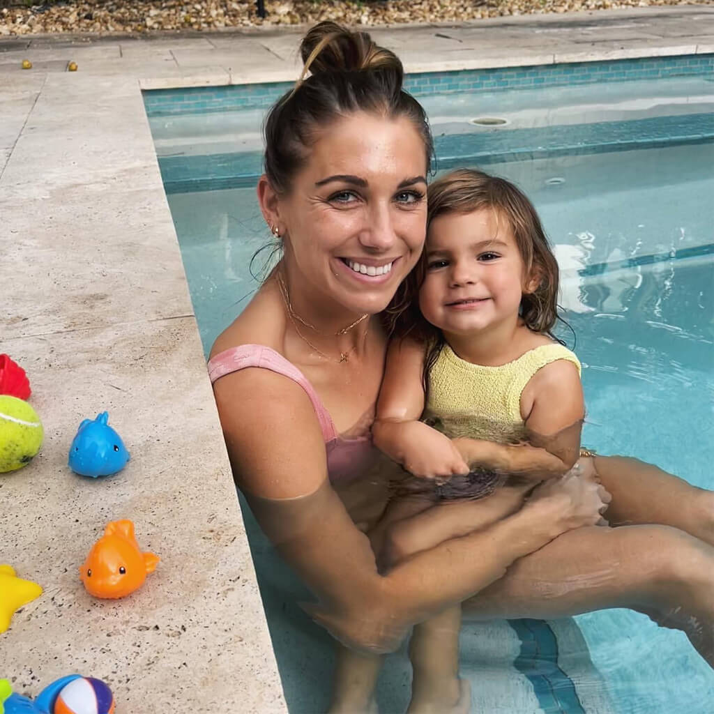 Alex Morgan is the mother of daughter Charlie Elena Carrasco. Charlie was born on May 7, 2020, and is Alex and her husband, Servando Carrasco's first child.
